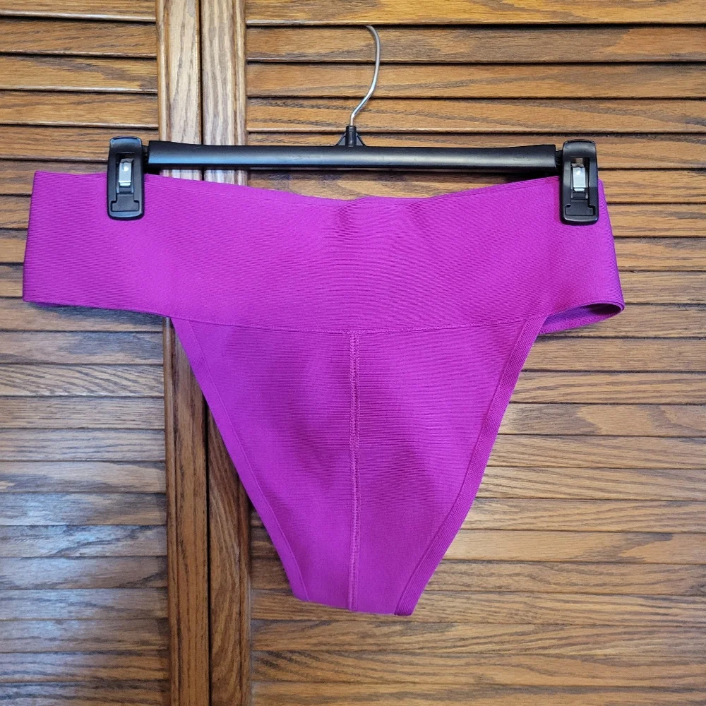 SKIMS NWT Cheeky Knit Swim Bikini Bottom Color Lollipop Size 3X